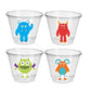 MONSTER PARTY CUPS - Monster Cups Little Monster First Birthday Decoration Little Monster Party Monster Cups Monster Birthday Decorations
