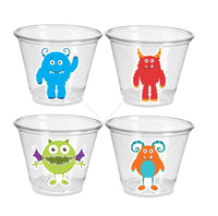 MONSTER PARTY CUPS - Monster Cups Little Monster First Birthday Decoration Little Monster Party Monster Cups Monster Birthday Decorations