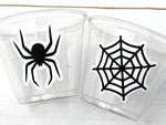 SPIDER PARTY CUPS - Spider Cups Spider Web Cups Spider Cups Spider Decorations Spider Birthday Spider Party Treat Cups Spider Web Party Cups