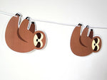 Sloth Garland, Sloth Banner, Sloth Birthday, Sloth Baby Shower, Sloth Decorations, Sloth Party Supplies, Sloth Nursery, Sloth Decorations