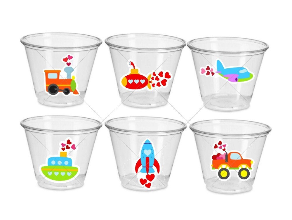 VALENTINES DAY CUPS - Valentines Party Cups Valentines Gifts Valentines Day Gifts Valentines Day Favor Cups Valentine's Day Cups Valentines