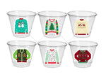 CHRISTMAS PARTY CUPS - Ugly Sweater Christmas Cups Christmas Decorations Christmas Party Supplies Christmas Party Favors Christmas Gifts