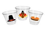 THANKSGIVING PARTY CUPS - Thanksgiving Kids Cups Pilgrim Party Cups Thanksgiving Party Supplies Turkey Party Cups Thanksgiving Decoration