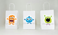 MONSTER PARTY BAGS - Monster Goody Bags Monster Party Favor Bags Monster Birthday Party Bags Monster Birthday Party Monster Party Favors