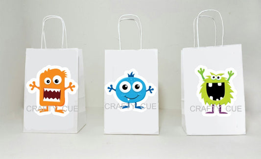MONSTER PARTY BAGS - Monster Goody Bags Monster Party Favor Bags Monster Birthday Party Bags Monster Birthday Party Monster Party Favors