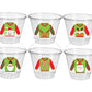 CHRISTMAS PARTY CUPS - Ugly Sweater Christmas Cups Christmas Decorations Christmas Party Supplies Christmas Party Favors Christmas Gifts