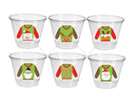 CHRISTMAS PARTY CUPS - Ugly Sweater Christmas Cups Christmas Decorations Christmas Party Supplies Christmas Party Favors Christmas Gifts