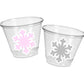 SNOWFLAKE PARTY CUPS -Snowflake Cups Snowflake Birthday Snowflake Baby Shower Snowflake Decorations Snowflake Party Supply Winter Wonderland
