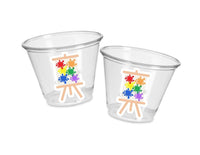 ART PARTY CUPS - Art Painting Party Treat Cups Paint Party Favors Art Party Cups Art Party Treat Cups Painting Party Favor Art Party Favor