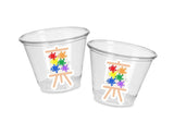 ART PARTY CUPS - Art Painting Party Treat Cups Paint Party Favors Art Party Cups Art Party Treat Cups Painting Party Favor Art Party Favor
