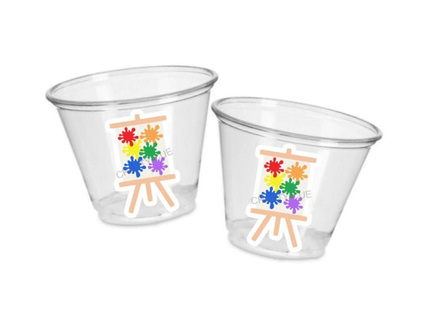 ART PARTY CUPS - Art Painting Party Treat Cups Paint Party Favors Art –  CRAFTY CUE