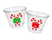 CANDY PARTY CUPS - Candy Cane Cups Candy Cups Christmas Party Cups Christmas Decorations Candy Birthday Christmas Party Favors Candy Favors