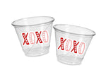 VALENTINE'S DAY CUPS - Valentine Party Cups Valentines Gifts Valentines Day Gifts Valentines Day Favor Cups Valentine's Day Cups XoXo Cups
