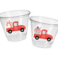 CHRISTMAS PARTY CUPS - Christmas Decorations Christmas Party Supplies Red Truck Cups Christmas Party Favors, Christmas Gifts Christmas Cups