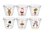 CHRISTMAS PARTY CUPS - Christmas Decorations Christmas Party Supplies Santa Cups Christmas Party Favors, Christmas Gifts Christmas Cups