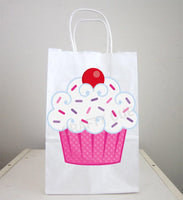 Cupcake Goody Bags, Cupcake Favor Bags, Cupcake Goodie Bags, Cupcake Gift Bags, Cupcake Party Bags, Cupcake Birthday