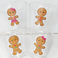 GINGERBREAD PARTY CUPS -Gingerbread Cups Christmas Party Cups Gingerbread Party Gingerbread He or She Cups Birthday Decoration Gender Reveal