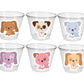 PUPPY PARTY Cups - Dog Party Cups Paw Cups Puppy Party Cups Dog Birthday Party Puppy Birthday Party Puppy Party Decorations Dog Party Favors