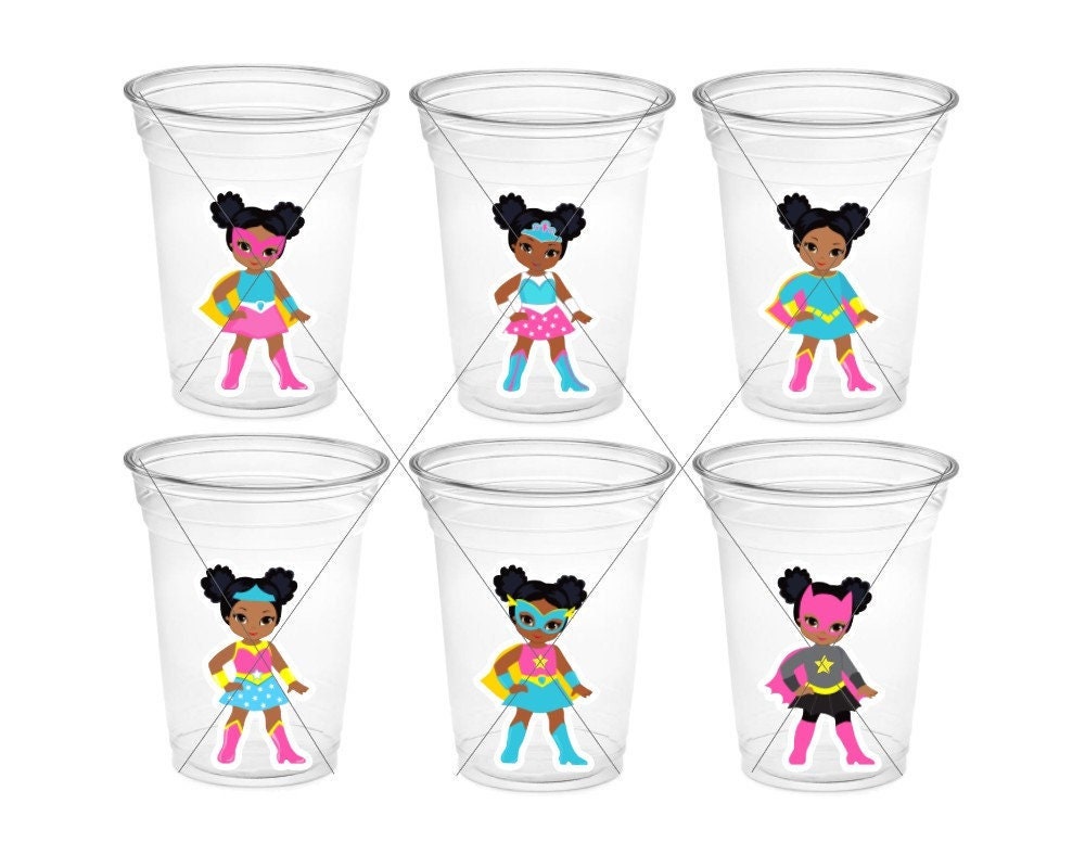 SUPERHERO PARTY CUPS - Superhero Cups Superhero Birthday Superhero Party Superhero Decorations Superhero Party Favors Superhero