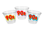 I Love the 90'S PARTY CUPS - 90's Birthday Cups 90's Party Cups 90's Decorations 90's Birthday Party 90's Birthday Party Decorations 90s 80s