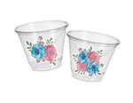 GARDEN PARTY Cups - Flower Cups Gender Reveal Party Cups Gender Reveal Baby Shower Mother's Day Cups Garden Party Cups Flower Party Decor