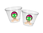 SPA PARTY CUPS - Spa Birthday Party Spa Party Favors Spa Party Decorations Spa Treat Cups Spa Birthday Spa Favor Cups Spa Goody Bag Cups
