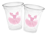 BALLET PARTY CUPS - Ballerina Party Cups Ballet Birthday Party Ballet Party Decorations Ballerina 1st Birthday Ballerina Party Baby Shower