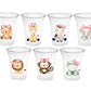 GIRL SAFARI PARTY Cups  - Safari Birthday Cups Safari Birthday Safari Party Safari Decorations Safari Baby Shower Safari Favors Jungle Party