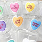 VALENTINES DAY CUPS - Valentines Party Cups Valentines Gifts Valentine Hearts Candy Valentines Day Favor Cups Valentine's Day Cups Valentine