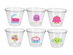 SWEETS PARTY CUPS - Sweets Party Favors Candy Party Cups Candy Birthday Cups Candy Buffet Cups Decorations Candy Party Sweet 16 Party Favors