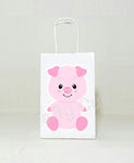 Pig Goody Bags, Pig Favor Bags, Pig Gift Bags, Pig Goody Bags, Pig Party Bags, Farm Animal Goody Bags - Farm Birthday Party