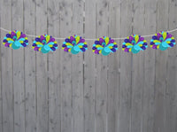 Peacock Banner, Peacock Garland, Peacock Decorations, Peacock Baby Shower, Peacock Photo Prop, Peacock Birthday, Peacock Wedding