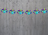 Peacock Banner, Peacock Garland, Peacock Decorations, Peacock Baby Shower, Peacock Photo Prop, Peacock Birthday, Peacock Wedding