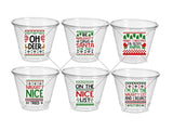 CHRISTMAS PARTY CUPS - Ugly Sweater Christmas Cups Christmas Decorations Christmas Party Supplies Christmas Party Favors Christmas Gifts