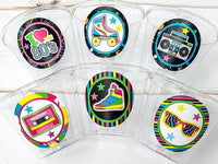 I Love the 80'S PARTY CUPS - 80's Birthday Cups 80's Party Cups 80's Decorations 80's Birthday Party 80's Birthday Party Decorations 80's