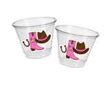 COWGIRL PARTY CUPS - Cowgirl Cups Cowgirl Party Decorations Cowgirl Baby Shower Decorations Baby Sprinkle Cowgirl Boots Birthday Decor Favor