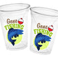 FISHING PARTY CUPS - Fishing Birthday Fishing First Birthday Party Gone Fishing Party The Big One Fishing Bobber Decorations Fish Bait Cups