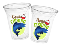 FISHING PARTY CUPS - Fishing Birthday Fishing First Birthday Party Gone Fishing Party The Big One Fishing Bobber Decorations Fish Bait Cups
