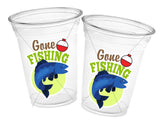FISHING PARTY CUPS - Fishing Birthday Fishing First Birthday Party Gone Fishing Party The Big One Fishing Bobber Decorations Fish Bait Cups