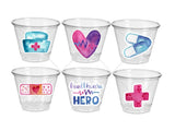 NURSING PARTY CUPS - Doctor Party Cups Nurse Party Cups Nursing Party Rn Party Decorations Medical School Party Nurse Graduation Party Meds