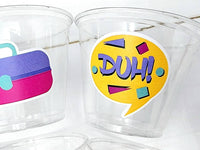 I Love the 90'S PARTY CUPS - 90's Birthday Cups 90's Party Cups 90's Decorations 90's Birthday Party 90's Birthday Party Decorations 90s 80s