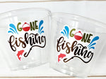 FISHING PARTY CUPS - Gone Fishing Party Fishing Party The Big One Fishing Bobber Decorations Fishing Birthday Fishing First Party Bait Cups