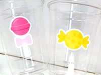 CANDY PARTY CUPS -Candy Cups Candy Birthday Cups Candy Buffet Cups Candy Buffet Decoration Candy Birthday Sweet 16 Party Favors Sweets Table