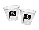 PIRATE PARTY CUPS - Pirate Cups Pirate Birthday Pirate Party Decorations Pirate Birthday Party Pirate Party Supplies Pirate Happy Birthday