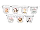 GIRL SAFARI PARTY Cups Safari Birthday Cups Safari Birthday Safari Party Safari Decorations Safari Baby Shower Safari Favors Girl Animals