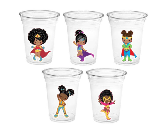 SUPERHERO PARTY CUPS - Superhero Cups Superhero Birthday Superhero Party Superhero Decorations Superhero Party Favors Superhero