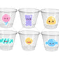 CANDY PARTY CUPS -Candy Cups Candy Birthday Cups Candy Buffet Cups Candy Buffet Decoration Candy Birthday Sweet 16 Party Favors Sweets Table