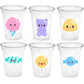 CANDY PARTY CUPS -Candy Cups Candy Birthday Cups Candy Buffet Cups Candy Buffet Decoration Candy Birthday Sweet 16 Party Favors Sweets Table