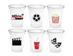 POPCORN PARTY CUPS - Popcorn Birthday Party Cups Movie Party Favors Popcorn Party favors Movie party Supplies Cinema Pink Popcorn Movie Cups