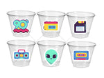 I Love the 90'S PARTY CUPS - 90's Birthday Cups 90's Party Cups 90's Decorations 90's Birthday Party 90's Birthday Party Decorations 90s 80s